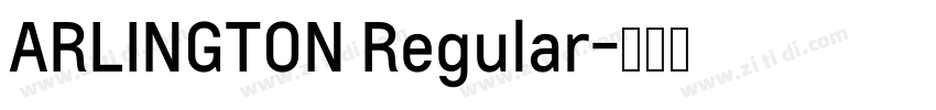 ARLINGTON Regular字体转换